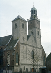 800622 Gezicht op de Nicolaikerk (Nicolaaskerkhof) te Utrecht.